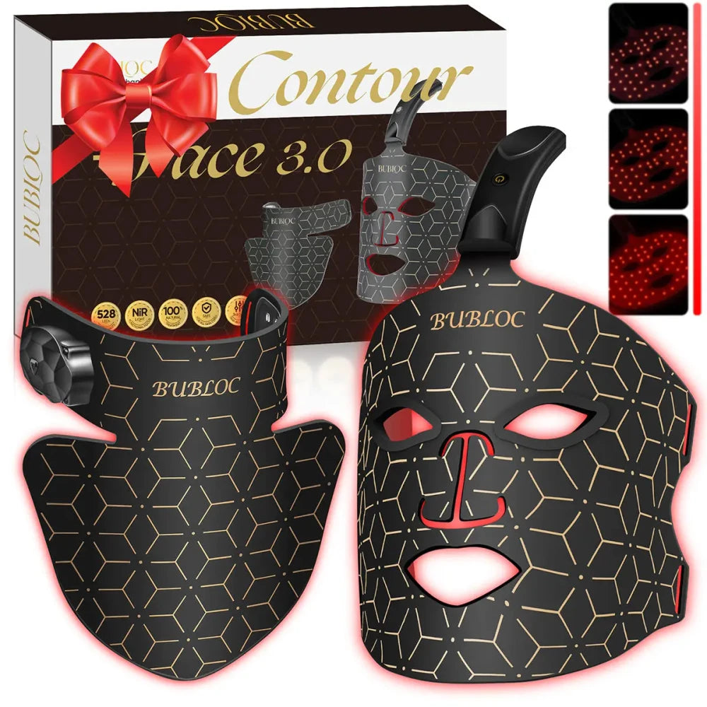 Portable Silicone Red Light Therapy Face Mask